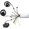 Generic Controller Motore brushless sinusoidale 25A-30A 36V 48V 350W 9 MOSFET con Display LED S810 PAS+ 12C+ acceleratore for E-Scooter E-Bike