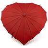John Lewis Give a Little Love - Ombrello a forma di cuore, colore: Rosso, Multicolore, Taglia unica