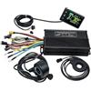 Generic 36V48V 60V 30A 1000W1200W1500W E-Scooter Motore Brushless Regolatore di Onda Sinusoidale S866 Display LCD A Colori Kit for Bici Elettrica Ebike