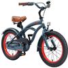 BIKESTAR Bicicletta bambini 5 anni | Bici bambino bambina 16 pollici Freno a pattino e freno a retropedale | 16" Cruiser Edition