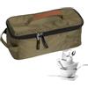 Generic Borse da campeggio con manico portatile impermeabile grande capacità | Borse per organizzare all'aperto, tazze, forchette, cucchiai, picnic, campeggio, escursionismo, barbecue, viaggi all'aperto