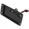 ZMdooreasy Facile da installare 48V Scooter Charge Interface Nero | montaggio, facile collegamento del cavo, sostituisce porte rotte, ricarica efficiente, dimensioni compatte