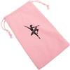 HEMOTON Borsa per Scarpe da Ballo Rosa in Tela Chiusura a Coulisse | Organizzazione Ordinata, Protegge Dall'umidità e Limita gli Odori, per Studio Danza e Spettacoli