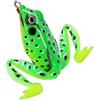 Aurgiarme Topwater, esche artificiali a forma di rana, 5 cm, per pesca alla trota, con amo, rane, crankbait morbide in gomma siliconica