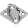 Slyzjdl Square Eye Plate Pad Eye Hook Piastra Occhiello Acciaio Inox Accessorio per Fissaggio Barca Vela Yacht Tendalino Adatto a Applicazioni Marine Industri
