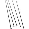 SQIANKUN Raggi Bici Raggi 24 Pezzi Molto Calibro 15 Diametro 1,8 mm Raggi for Bici Colore Nero for Mountain Bike a trazione Dritta in Acciaio Inossidabile 304 con Cappuccio(285mm)