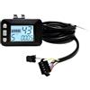 Generic DC 24V 36V 48V 60V Display LCD Schermo P3 LCD for UART No.2 Protocollo di Comunicazione seriale 22.2mm Manubrio Bici elettrica/Scootter