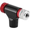 Generic Gonfiatore d'aria per bici Pneumatici Lega di Alluminio Gas Bike Pump | Gonfiatore d'aria Montagna Outdoor Ciclismo per Donne Uomini Adulto Compleanni San Valentino Matrimoni Uffici Famiglia Amici