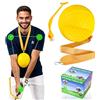 Lukvcoe Pallina da allenamento da golf con cordino regolabile - correttore di postura e meccanica di swing - palla in PU per sincronizzare le braccia a casa e in ufficio