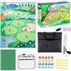 Generic Giochi di golf per adulti Set di tappetini da golf per interni | Tappetino portatile per casa, cortile, cortile, prato, bambini, adulti, feste, carnevale, spiaggia, garage