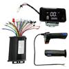 Generic Regolatore di Onda sinusoidale Motore brushless 36V 48V 60V 64V 350/500/1000W 25A / 30A / 35A con Display LCD della velocità + Throller for E-Bike