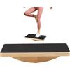 Generic Balance Boards - Tavole di equilibrio per adulti, antiscivolo, portatile | Adulti Balance Ankle Trainer Wobble Board per uomini principianti yoga pilates riabilitazione casa ufficio palestra