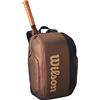 Wilson Pro Staff V14 Super Tour - Borsa per racchette da tennis, colore: Marrone