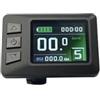 Generic Display E-Bike KT-LCD7C TFT 24V/36V/48V Pannello di Controllo Intelligente for Bicicletta elettrica for Kit di conversione Bici elettrica