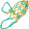 DECHOUS 2 Pezzi Sacca Rete per Palloni, Borsa in Nylon Tracolle Lunghe | Design a Rete Intrecciata, Uso a Mani Libere, Robusta per Insegnanti PE e Personale Ricreativo
