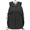 Nutup Zaino compatto pieghevole da trekking da 20-35 l, in nylon, impermeabile, per viaggi, sci, attività all'aperto, viola, 44 x 26 x 16 cm (nero, 44 x 26 x 16 cm)