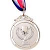 Generic with Neck Ribbon Gold Silver Bronze Prize Round 2 Inches Gold