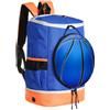 Generic Zaino per palloni da calcio, scomparto per scarpe da pallavolo | Zaino da basket per pallacanestro pallav