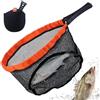 Generico Lure Fishing Net - Mesh Equipment, Folding Handle For Kayak Lake Stream | Medium 18x10 Inch | Portable Angling Gear Bracket | Lightweight Steel Frame, For Stream, Lake, Kayak