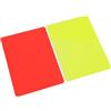 WOZOKI Carte Arbitro, Set cartellini Gialli rossore | Set arbitro sportivo, carte avvertimento espulsione per calcio Carta arbitro partita calcio sportiva,