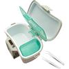Generic Contenitore for Esche in Vita, Contenitore for lombrichi, Contenitore for lombrichi Isolato for battute di Pesca, trasportino Portatile for gamberetti, organizzatore di Esche