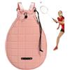 Generico Borsa da tennis da uomo, Borsa da tennis da donna Grande capacità di volume | Borsa per racchette Per giocatori di badminton, paddleball e racquetball di tutti i livelli. Contiene paddle, racchett