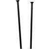 SQIANKUN Raggi Bici Raggi 15 Gauge Diametro 1,8 mm Testa Dritta for Bicicletta Colore Nero Corpo Tondo in Acciaio Inossidabile 304 Mountain Bike(Length 285mm)