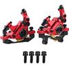 Tbest HB-100 Xtech Zoom Freni Idraulici Hb100 e Kit Freno Bici Himiway Ebike Set per Scooter Ycle Mountain Blue Pinza Shimano Shim Cable Pull,Parti HB-100 Bici Freno a Disco Idraulico