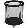 Generico Portapalloni Da Esterno Contenitore in Maglia Trasportabile di Grande | Porta Palloni Da Basket per Piscina all'Aperto Terrazza Garage Giardino e Sport