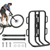 Generic Portapacchi anteriore per bicicletta, di montaggio a , in | Design a 3 fori, costruzione leggera cava, include viti M5 e chiave esagonale, cinghie, 22 x 14 x 9,5 cm