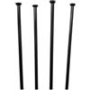 SQIANKUN Raggi Bici Raggi 5 Pezzi Molto Diametro 2,0 mm Raggi for Bicicletta a trazione Dritta Colore Nero T302 + Materiale in Acciaio Inossidabile for Bici Dadi(Length 286mm)