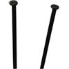 SQIANKUN Raggi Bici Raggi 28 Pezzi Un Sacco Materiale Acciaio Inossidabile 304 for Biciclette di Colore Nero Tirare Dritto Rotondo Tinta del Corpo for Mountain Bike(Length 285mm)