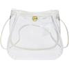 Generic Borsa trasparente - PVC gelatina trasparente | Mini borsa a tracolla | Portamonete leggero e riutilizzabile, cinghia regolabile, portaoggetti visibile, organizer compatto, porta monete per