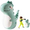 Dgayaeic Sacco da Boxe Verticale Divertente Dinosauro Gonfiabile da Boxe Giocattolo | Giocattoli Punching Bag Per Festa di Compleanno Uffici Casa Aula Scuola Dormitorio Sala Giochi