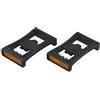 GOBIWM Coppia di adattatori per pedali SM-PD22 per pedali Shimano SPD Cleat Flat, compatibili con pedali senza clip PD-M520 PD-M540 PD-M780 M8000 per mountain bike