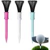 Generisch Tees da golf con funzione a livelli, design a rete in 3 pezzi per ridurre | Esercizi da golf per allenamento e pratica per golfisti, uomini, donne, bambini, interni, casa e padre