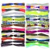 Generic Gonne da pesca in silicone, 30 fasci di esche in silicone | Jig Gonne Kit Esche, Gonne di ricambio da pesca per backup urgente, sopravvivenza