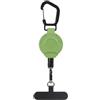 Wechxfau Portachiavi Retrattile Cordino Portatile Robusto Multiuso | Portabadge Reel Clip Portachiavi Telefono per Outdoor Campeggio Escursionismo Zaino in Spalla Corsa Sport Borraccia Borsa