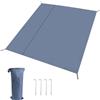 Generic Tappeto da campeggio per tenda portatile Oxford tessuto impermeabile | Coperta da picnic per escursionismo, prato, picnic, patio, veranda, balcone, cortile
