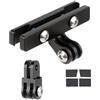 Aurgiarme Leggeri Leghe di Alluminio Selle Rails Mount Bike Sella Rails Staffa Universali Morsetti Sedile Ciclismo Accessori Angoli Regolabile