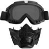 Generic Occhiali protettivi regolabili anti-UV per equitazione fuoristrada ciclismo | Occhiali caldi antinebbia per moto Offroad Equitazione Ciclismo Racing Occhiali Offroad Equitazione Ciclismo Corsa
