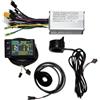 Generic Controller a Onda sinusoidale for Motore brushless 25A 24V/36V/48V 350W con Display LCD S866 Acceleratore a magneti PAS 12 for la Riparazione di Biciclette elettriche
