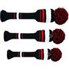 Generic Copritesta per mazze da golf, 3 pezzi, lavabili, protettivi, antigraffio | Set di coperture per mazze da golf, per driver, ibridi, fairway, uomini, donne, golfisti, principianti, casa, all'aperto