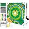 Generic Gioco di golf del cortile con bersaglio del tabellone segnapunti delle | Set di giochi da golf all'aperto per principianti golfisti famiglia garage interno cortile prato parco spiaggia viaggio festa