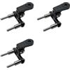 Adiythbm Supporto per bicicletta, profilo sottile minimalista, facile | Il set da 3 include tre supporti, ciascuno 6 x 3 x 5 cm, pronto per l'installazione, si adatta a più biciclette