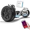 RCB Hoverboard 8,5 Fuoristrada, APP controllo, LED Bluetooth Integrato con Motore Potente, Per tutti i terreni Elettrico Fuoristrada Hoverboards, Regalo per adolescenti e adulti