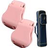 Générique Fishing Rod Clips, 2 pezzi palo fisso Keeper, 1,77 x 1,18 pollici, Compact Tackle Holder, Rod Organizzazione, Secure Tie Solution for Men, Adult, Trips at Beach, Lake, Oro River