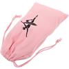 BESTYASH Borsa Porta Scarpe da Danza in Tela Rosa Chiusura a Cordino | Organizer per Scarpette Ballerine, Separa gli Oggetti, Compatta e Pieghevole, per Palestra e Spettacoli