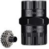 Fizzpick Set frusta per catena 2 in 1 per bicicletta con estrattore per | Strumento per pignoni e ruota libera per cassette compatibili a 5-12 velocità, 22,6/23,2 mm, per bici da strada