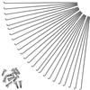 SQIANKUN Raggi Bici I Raggi migliorano la Tua Bicicletta MTB con e nippli Resistenti durevoli, Set da 24 Pezzi, Perfetti for Ruote 27, 5, 26 29er(260MM)